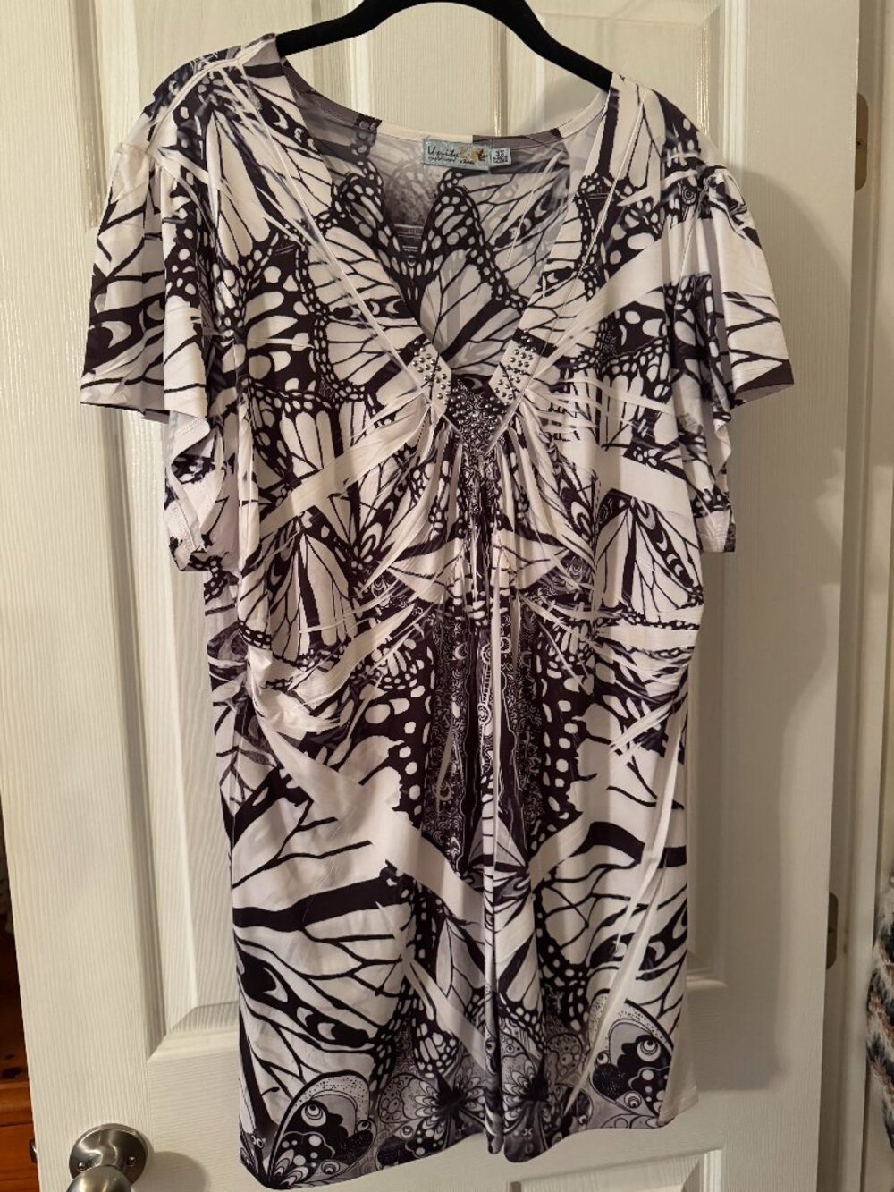 Unity World Wear Plus Size Printed Top